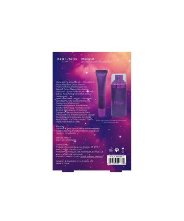 Profusion Cosmetics Euphoric Glam Primer & Setting Spray Duo | Perfect Party Ready Holiday Looks | Essential Makeup Kits for Flawless Finish - Buy Online on GoSupps.com
