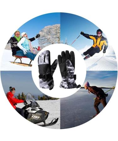 Odtmger Ski Gloves: Warmest Waterproof & Breathable Snow Gear for Men Women & Kids - Perfect for Cold Weather Outdoor Fun! - Buy Online on GoSupps.com