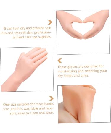 POPETPOP 1pair Long Moisturizing Gloves Hand Moisturizing Gloves Grooming Glove Spa Gloves Overnight Moisturizing Gloves Gel Cotton Gloves for Dry Hands Girl Remover Sebs Women's - Buy Online on GoSupps.com