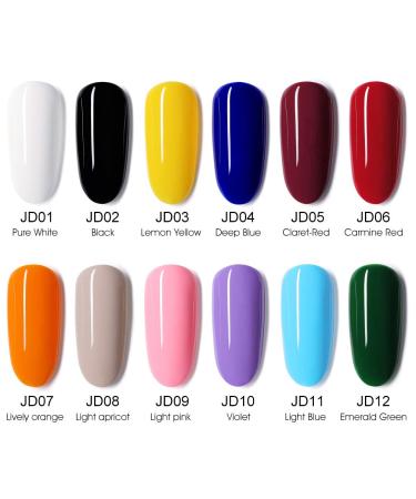 VENALISA 15ml Pure White Gel Nail Polish - Soak Off UV LED for DIY Nail Art & Manicure | Perfect for Home & Salon Use - Buy Online on GoSupps.com