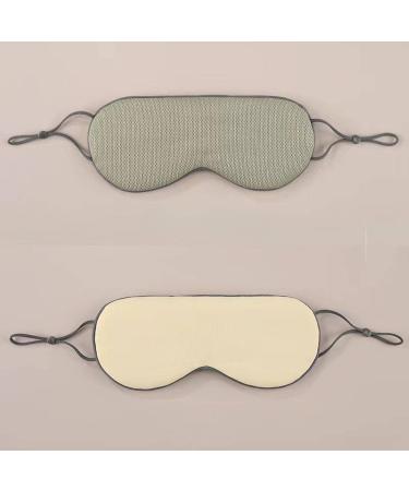 Dual-Use Warm & Cool Eye Mask for Sleep - Breathable Traceless Design for Men & Women | Perfect for Travel & Office - Buy Online on GoSupps.com