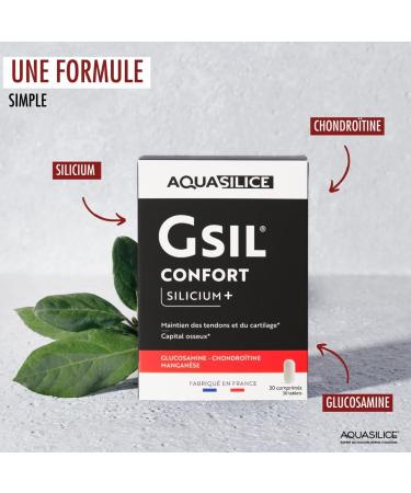 GSIL Tablets - Silicon Gluco-Chondro - GSA - Made in France - Buy Online on GoSupps.com