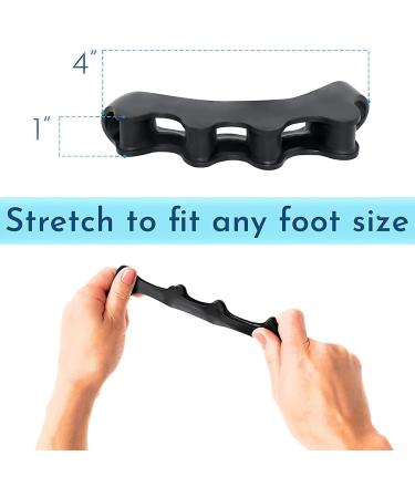 Unisex Gel Toe Spacers - Pain Relief for Hammer Toes Overlapping Toes & Bunion Relief - White Toe Spreaders - Buy Online on GoSupps.com