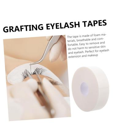 PLAFOPE 5 Rolls Foam Eye Pads Medical Tape Foam Grip Eye Makeup Supplies Lash Supplies Eyelash Patches Eyelash Grafting Tapes Graft Eyelash Tapes White Fake Eyelashes X5m Grasp 8.5x8.5x2.5cm White - Buy Online on GoSupps.com