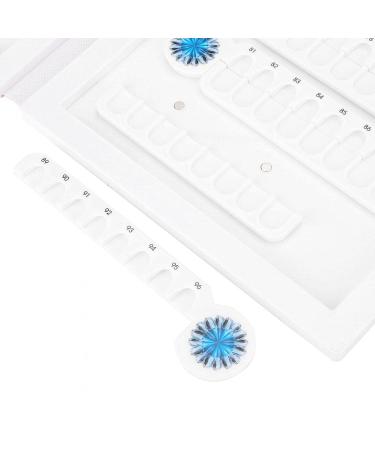 96 Grids Nail Display Chart - Removable Acrylic Board with Magnetic Adsorption & Numbering for Nail Salons | Shop Internationally - Buy Online on GoSupps.com