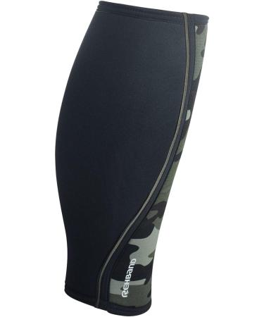 Rehband Neoprene Calf Bandage - Compression & Shin Protection for Deadlifts | Camouflage - 1 Pair - Buy Online on GoSupps.com