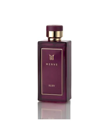Merve Ruby Premium Long Lasting Fragrance Luxury Scent For Women | Gourmand Woody Amber - Buy Online on GoSupps.com