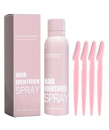 Hair Identifier Spray For Face Shaving Hair Identifier Spray Skin Body Hair Identifier Spray Moisturizing And Skin Care Dermaplaner Set Spray Skin Dermaplaning Spray For Face