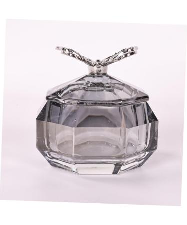 Beavorty Crystal Glass Nail Liquid Holder Dappen Dish Nail Liquid Manicure Nail Dish Manicure Cup Nail Dish Cups Dappen Dish for Acrylic Nails Nail Cups Saucer Cup Zinc Alloy With Cover - Buy Online on GoSupps.com