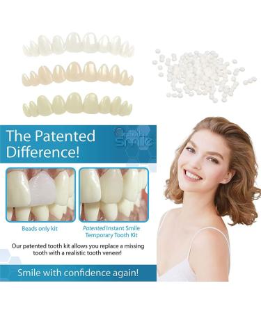 Dentures Braces Incisor Stickers DIY Restoration Kit, Snap-On Veneers for Missing Teeth - Painless Dental Repair Solution - Buy Online on GoSupps.com