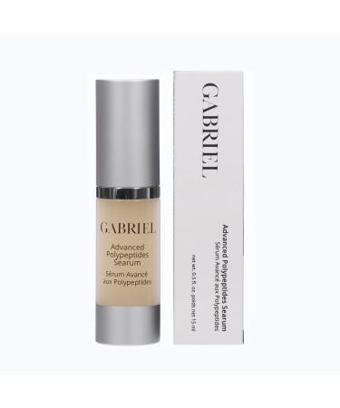 Advanced Polypeptides Searum by Gabriel Cosmetics | All Natural Ingredients to Protect Nourish Rejuvenate Skin 0.5 oz