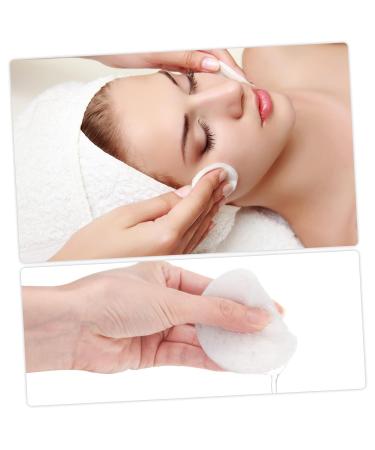 100 Pcs Face Wash Cleaning Puffs - Rounded Cosmetics Cleaning Tool for Skincare - Buy Online on GoSupps.com
