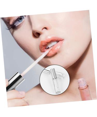 FOMIYES Highend 3ml Lip Gloss Tube Set 10pcs Silver Hollow Lipstick Containers Leakproof Fashionable for Travel - Buy Online on GoSupps.com