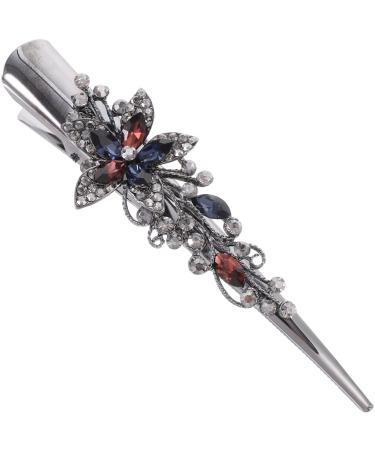 Beaupretty Hair Clips Hair Accessories Hair Clip for Thin Hair Women Hairpin Hair Barrettes Rhinestone Hair Clip Girls Hairpin Rhinestone Hairpin Metal Miss Big Hairpin Large