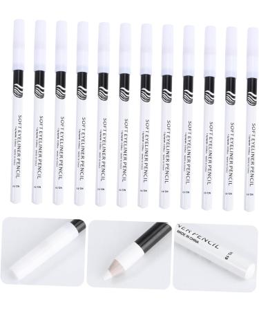 PLAFOPE 48 Pcs Eyeliner Pencil White Liner Makeup Liquid Eyeliner Eyeshadow Eyeliners Brow Pen Wooden Pole - Buy Online on GoSupps.com