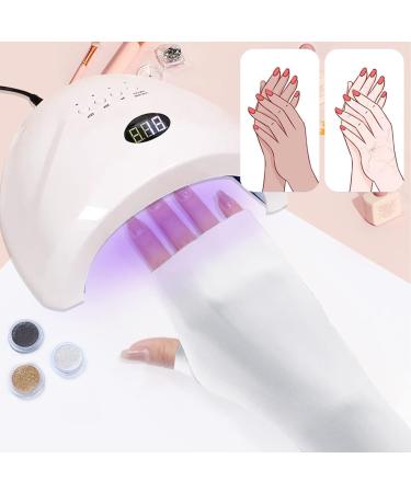 BDSHUNBF 3 Pairs Anti UV Gloves Professional Protection Fingerless Gloves for Manicures Moisturizing Gloves Nail Art Skin Care UV Shield Gloves for Home Outdoor - Buy Online on GoSupps.com