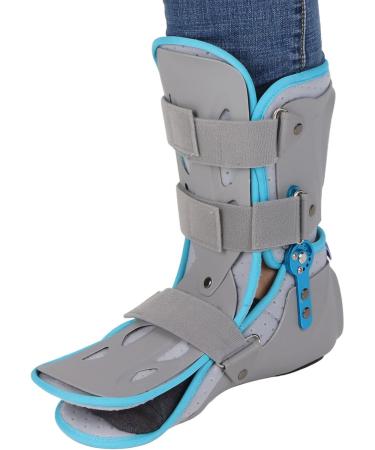 ZJchao Ankle Support Stabilizer Brace | Foot Drop Fixation Splint & Fracture Protector | Adjustable 360 Support for Ankle Sprains - M (Left - Buy Online on GoSupps.com