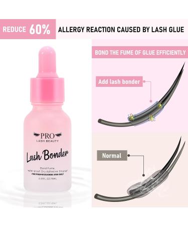 Lash Bonder for Eyelash Extensions 15ml - Super Glue Accelerator & Sealant for Longer Retention - Waterproof & Oil-proof - Special Dropper Design - Pack of 1 - Buy Online on GoSupps.com