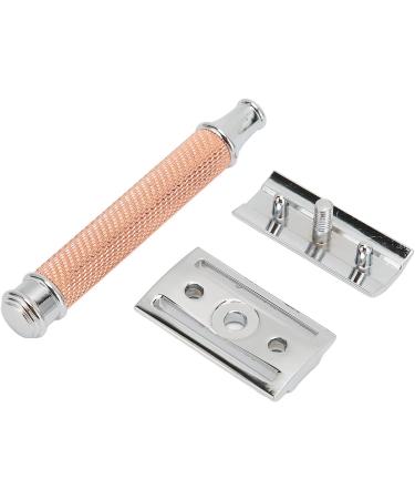 Hapivida Double Edge Safety Razor - Ros gold Women's Razor & Professional Men's Beard Razor | Non-Slip Chrome Handle & Stand | International Shipping Available - Buy Online on GoSupps.com