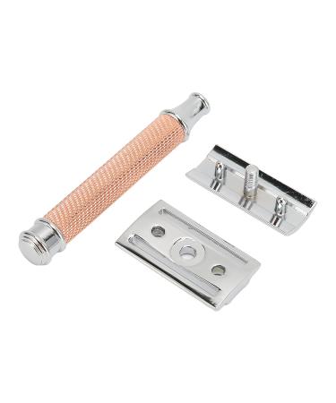 Buy Safety Manual Razor - Men's Double Edge Beard Shaver Handle with Base (No Blade) - Premium Quality for Precision Shaving - Buy Online on GoSupps.com