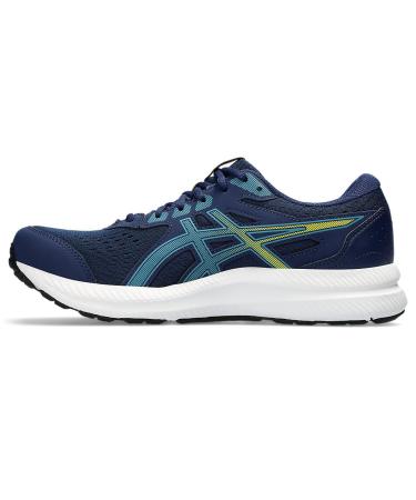 ASICS Men's Gel-Contend 8 Sneaker 43.5 EU Blue Expanse Blue Teal