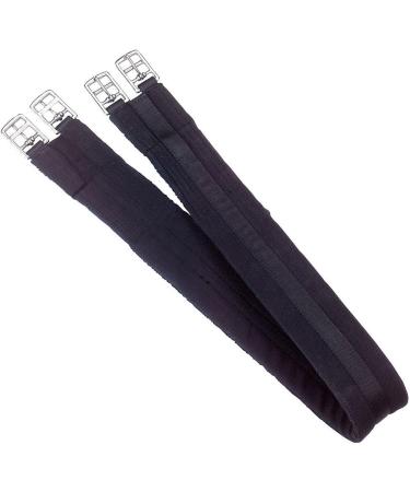 Buy Kerbl Padded Cotton Saddle Girth with Roller Buckles - Black 100-140cm | International Shipping - Buy Online on GoSupps.com