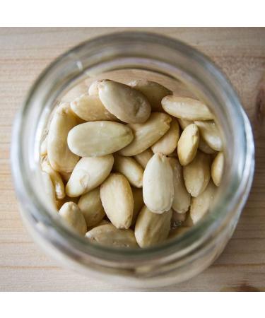 1kg of blanched organic almonds whole sweet almond kernels without skin unsalted - Buy Online on GoSupps.com