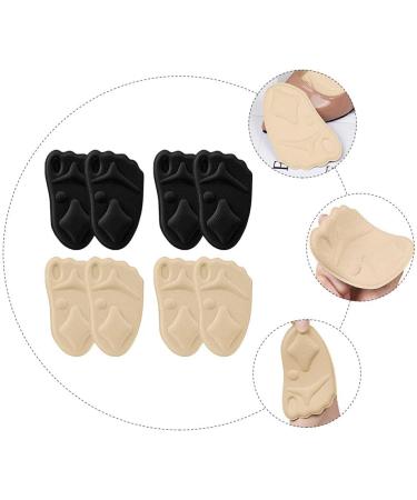 Minkissy 4 Pairs Sponge Forefoot Pad Invisible Insoles Forefoot Heel Cushion Inserts Cushioned Insoles Forefoot Cushioning Pad Foot Gel Pads Half 4d Mesh Stretch Fabric Sole Pad - Buy Online on GoSupps.com