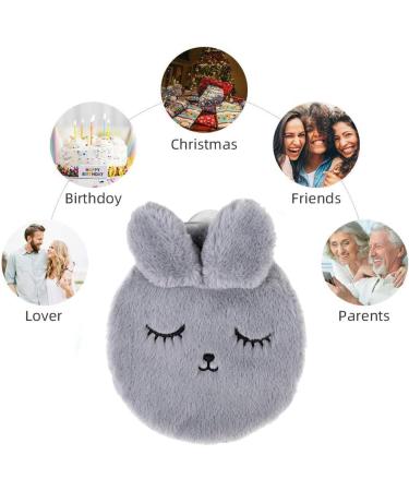 Rabbit Hot Water Bottle with Cover - Neck & Shoulder Pain Relief for Arthritis, Headaches - Hot & Cold Therapy - Buy Online on GoSupps.com