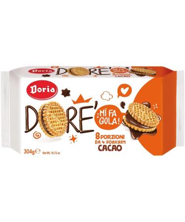  Italian Gourmet E.R. Doria Dor Doricrem Gusto Cacao Dor Doricrem Go t de cacao Lot of 8 portions 4 x 304 g + Italian gourmet pulp - Buy Online on GoSupps.com