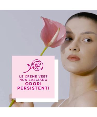  Veet 2 x Veet Silky Fresh Hair Removal Cream for sensitive skin on the body and legs moisturizes and exfoliates 2 bottles of 200 ml each - Buy Online on GoSupps.com