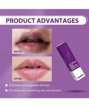 Lip Lightening for Dark Lips 2PCS Moisturizing Hydrating Lip Balm with Jojoba Oil Remove Dull & Dry Lips Exfoliates for Soft Pink Lips Suitable for All Skin Types - Buy Online on GoSupps.com