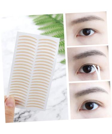 FOMIYES 60 Sheets Stickers Make up Kit Invisible Double Eyelid Paste Adhesive Tape Makeup Tools Man Hooded M As Shown - Buy Online on GoSupps.com