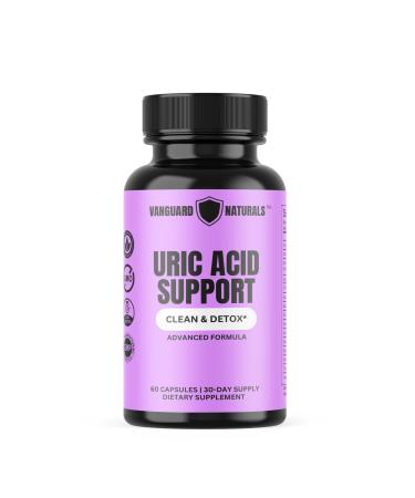 Uric Acid Support Advanced Formula- Clean and Detox - with Tart Cherry Celery Bromelain Tumeric - Balances Uric Acid Levels and Support Joint Health - Non GMO - 60 Veggie Capsules