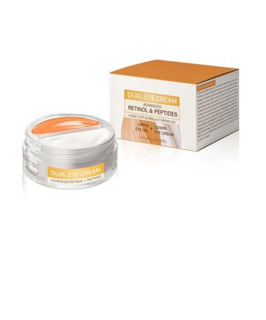 Eye Cream with Advanced Retinol + Peptides + Caffeine for Puffy Eyes and Dark Circles,Caffeine Eye Cream, Wrinkles,Under Eye Bags Treatment, Instant Tightener, Fragrance Free (2*set) (1)