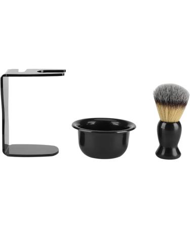 Syrisora 3 Piece Professional Men's Shaving Brush Stand Holder Bowl Set - Premium Quality & International Shipping - Buy Online on GoSupps.com