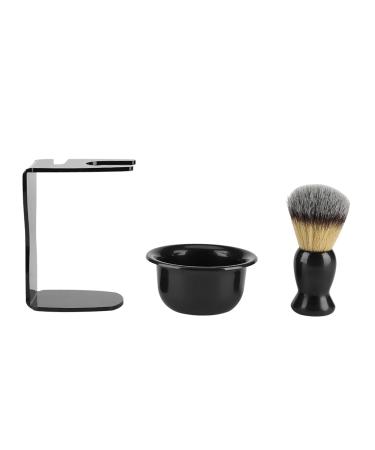Premium 3-in-1 Shaving Brush and Bowl Set for Men - Professional Shaving Set with Stand Holder - Buy Online on GoSupps.com