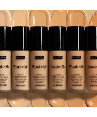 Pupa Foundation Waterproof Fluid Wonder Me (030 Medium Beige Neutral) Instant Perfection Foundation with Absolute Lightness Long Life Water and Moisture Resistant 30 ml Format - Buy Online on GoSupps.com