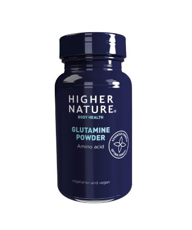 Higher Nature - Glutamine Powder - Amino Acid - Pure Glutamine Powder for Gut Health - Vegetarian & Vegan - 200g Powder