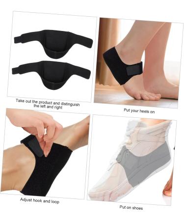NOLITOY 9 Pairs Heel Protector Pads | Silicone Heel Cups & Footcare Cushions for Comfort & Support | International Shipping Available - Buy Online on GoSupps.com
