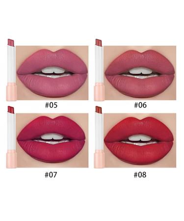 Mini Smoke Lipsticks Set - Waterproof Matte Nude Cigarette Lipsticks for Women & Girls (4 Pcs) | Shop Internationally - Buy Online on GoSupps.com
