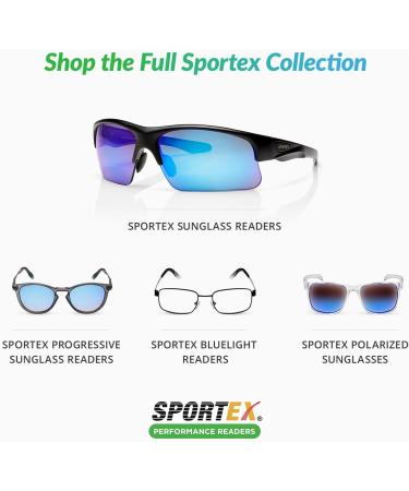 SAV Eyewear Men's Sportex AR4150 Blue Reading Glasses - 1.5x Magnification 29mm - International Shipping Available - Buy Online on GoSupps.com
