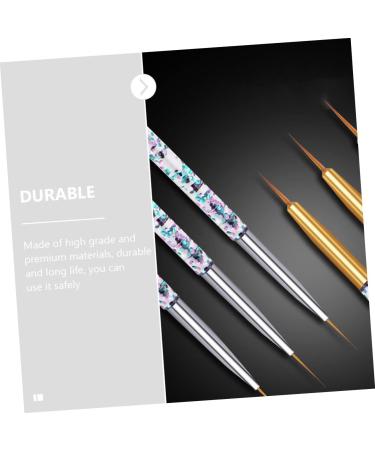 1 Set Nail Brush Seal Manicure Painting Pen Gel De Cejas Transparente Manicure Nail Pen Brush Lotus Tealight Candle Holder Nail Carving Nail Gel Plastic Sequins Portable - Buy Online on GoSupps.com