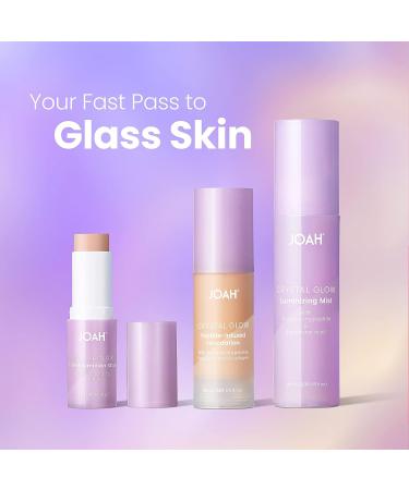 JOAH Crystal Glow Primedation Liquid Foundation - Light Medium Warm | Enhance Your Natural Radiance - Buy Online on GoSupps.com