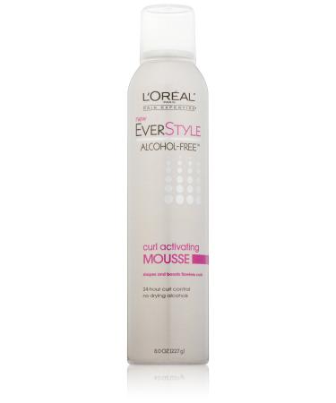 L'Oreal Everstyle Curl Activating Mousse 8 Ounce