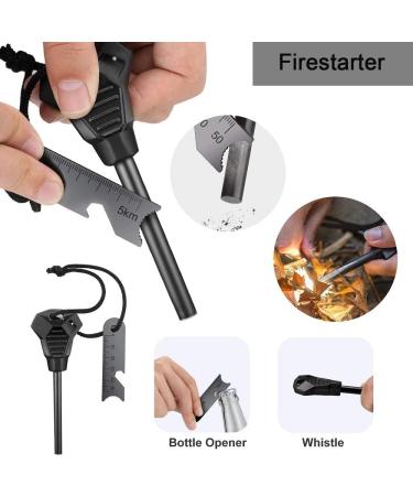 23-in-1 EILIKS Survival Gear Kit for Men, Women - Emergency Equipment for Camping, Hiking, Hunting - Perfect Valentine's, Christmas Gift Idea - Buy Online on GoSupps.com