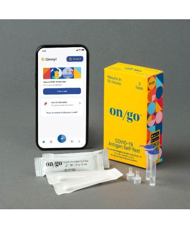 COVID-19 Antigen Self-Test Kit with Test-to-Treat App | 2 Tests | FDA EUA Authorized | Fast 10-Minute Results | Easy At-Home Use - Buy Online on GoSupps.com