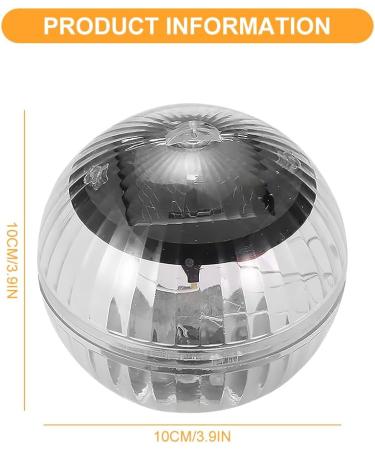 Yangun Solar Floating Pool Lights - 2 Pack LED Waterproof Underwater Lighting with 7 Color Change for Pool & Garden Decoration - Buy Online on GoSupps.com