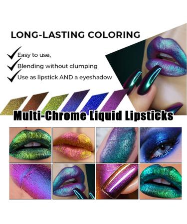 Chic-Chat Multi-Chrome Liquid Lipsticks - Full Set of 6 Shades - Buy Online on GoSupps.com