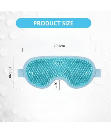 Toulifly Eye Mask Cooling Gel Cooling Mask Warm Eyes Cooling Goggles Cooling Reusable Cooling Eye Mask for Dark Circles Puffiness Relieve Eye Fatigue Migraines - Buy Online on GoSupps.com